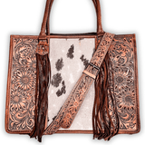 Betsy Hand Tooled Leather Tote Bag - Purses & Wallets - American Darling - Bronco Western Supply Co.