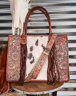 Betsy Hand Tooled Leather Tote Bag – Purses & Wallets from Bronco Western Supply Co.