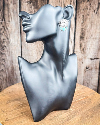 Bitty Blue Stud Fashion Earrings – Jewelry from Bronco Western Supply Co.