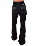 Black Boot Stitch Trouser - Apparel - Cowgirl Tuff Company - Bronco Western Supply Co.