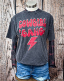 Black Horse Mesh Top - Apparel - Lucky & Blessed - Bronco Western Supply Co.