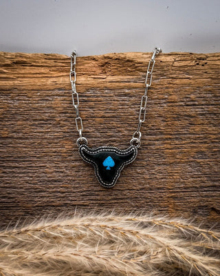 Blackjack Cow Head Necklace – Jewelry from Bronco Western Supply Co.