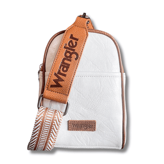 Blake Sling Bag in Beige and Brown by Wrangler – Purses & Wallets from Bronco Western Supply Co.