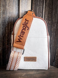 Blake Sling Bag in Beige and Brown by Wrangler - Purses & Wallets - Montana West - Bronco Western Supply Co.