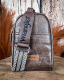 Blake Sling Bag in Coffee by Wrangler - Purses & Wallets - Montana West - Bronco Western Supply Co.