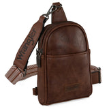 Blake Sling Bag in Dark Brown by Wrangler - Purses & Wallets - Montana West - Bronco Western Supply Co.