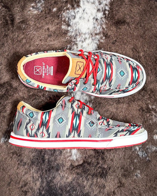 Blaze Twisted X Kicks - Red Multi – Women's Shoes from Bronco Western Supply Co.