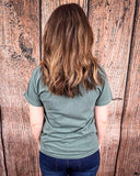 Boho Wild Card Graphic Tee - Green - Shirts & Tops - The Branded Blue Roan - Bronco Western Supply Co.