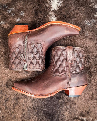 Bonnie Twisted X Steppin' Out Ankle Booties - Chocolate Truffle – Women's Shoes from Bronco Western Supply Co.