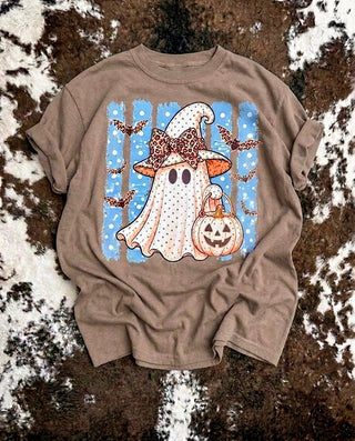 Boo With a Bow Ghost Graphic Tee or Sweatshirt – Apparel from Bronco Western Supply Co.