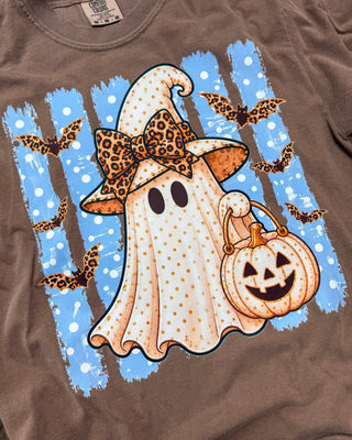 Boo With a Bow Ghost Graphic Tee or Sweatshirt – Apparel from Bronco Western Supply Co.
