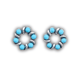 Boone Stud Fashion Earring - Turquoise - Jewelry - Blue Tortoise - Bronco Western Supply Co.