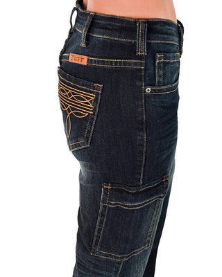 Boot Stitch Cargo Bootcut Jeans by Cowgirl Tuff – Apparel from Bronco Western Supply Co.