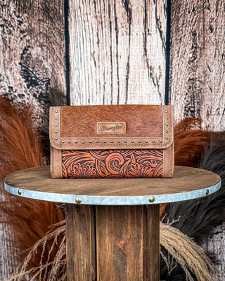 Bracken Wallet Crossbody in Brown by Wrangler – Purses & Wallets from Bronco Western Supply Co.