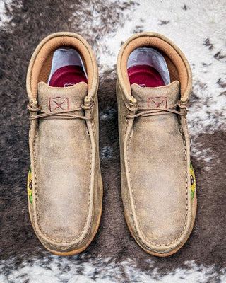 Bramble Twisted X Chukka Driving Moc - Bomber and Sunflower – Women's Shoes from Bronco Western Supply Co.