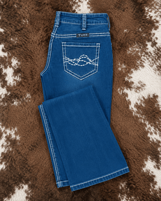 Breathe Edgy Medium Bootcut Jeans by Cowgirl Tuff – Apparel from Bronco Western Supply Co.