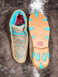 Breigh Twisted X Chukka Driving Moc - Bomber & Turquoise with Filigree - Women's Shoes - Twisted X - Bronco Western Supply Co.