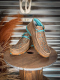 Breigh Twisted X Chukka Driving Moc - Bomber & Turquoise with Filigree - Women's Shoes - Twisted X - Bronco Western Supply Co.