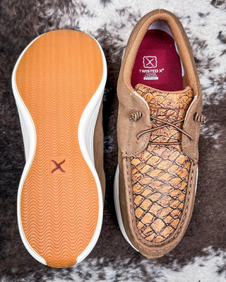 Bria Twisted X Feather X Slip - On Shoe - Tan and Toasted Coconut – Women's Shoes from Bronco Western Supply Co.