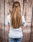 Broke Horses Empty Pockets Graphic Tee - Gray - Shirts & Tops - The Way Down South - Bronco Western Supply Co.