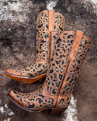 Bronzed Bloom Corral Boot – Women's Boots from Bronco Western Supply Co.