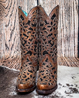 Bronzed Bloom Corral Boot – Women's Boots from Bronco Western Supply Co.