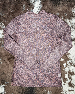 Bronzed Bloom Mesh Top by Sterling Kreek – Apparel from Bronco Western Supply Co.