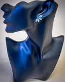 Brooks Stud Fashion Earrings - Jewelry - Blue Tortoise - Bronco Western Supply Co.