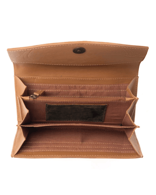 Brown Garden Tooled Leather Wallet by Myra Bag – Purses & Wallets from Bronco Western Supply Co.