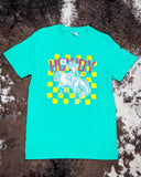 Buckin Babe Howdy Graphic Tee - Island Green - Shirts & Tops - The Lattimore Claim - Bronco Western Supply Co.
