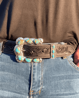 Buckle Up Fashion Belt Buckle in Turquoise – Accessories from Bronco Western Supply Co.