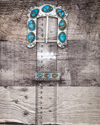 Buckle Up Fashion Belt Buckle in Turquoise – Accessories from Bronco Western Supply Co.