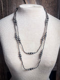 Bunk Navajo Style Pearl Layer Necklace - Jewelry - Western Jewelry - Bronco Western Supply Co.