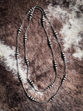 Bunk Navajo Style Pearl Layer Necklace - Jewelry - Western Jewelry - Bronco Western Supply Co.