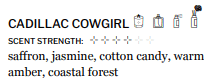 Cadillac Cowgirl Roll On Perfume Oil – Bath from Bronco Western Supply Co.