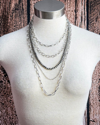 Calder Five Strand Chain Necklace Set – Jewelry from Bronco Western Supply Co.