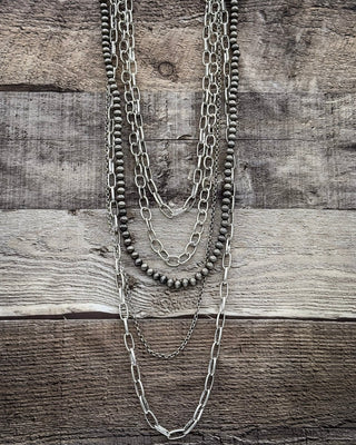 Calder Five Strand Chain Necklace Set – Jewelry from Bronco Western Supply Co.