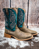 Callie Twisted X Women's 11" Tech X Boot - Bomber and Stormy Blue - Women's Boots - Twisted X - Bronco Western Supply Co.