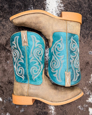 Callie Twisted X Women's 11" Tech X Boot - Bomber and Stormy Blue – Women's Boots from Bronco Western Supply Co.