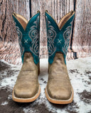 Callie Twisted X Women's 11" Tech X Boot - Bomber and Stormy Blue - Women's Boots - Twisted X - Bronco Western Supply Co.