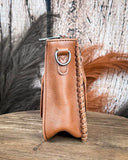 Canyon Blossom Tooled Mini Satchel in Brown by Trinity Ranch - Purses & Wallets - Montana West - Bronco Western Supply Co.