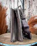 Canyon Nights Tooled Fringe Satchel in Coffee by Montana West - Purses & Wallets - Montana West - Bronco Western Supply Co.