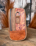 Canyon Trail Tooled Crossbody Bag in Brown by Wrangler - Purses & Wallets - Montana West - Bronco Western Supply Co.