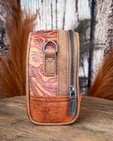 Canyon Trail Tooled Crossbody Bag in Brown by Wrangler - Purses & Wallets - Montana West - Bronco Western Supply Co.