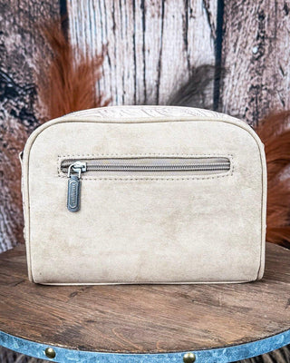 Canyon Trail Tooled Crossbody Bag in Khaki by Wrangler – Purses & Wallets from Bronco Western Supply Co.