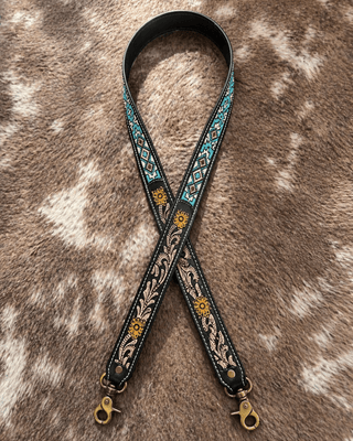 Canyonlands Hand - Tooled Purse Strap by Myra Bag – Accessories from Bronco Western Supply Co.