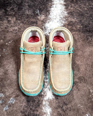 Casey Twisted X Chukka Driving Moc - Bomber & Turquoise – Women's Shoes from Bronco Western Supply Co.