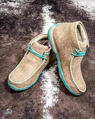 Casey Twisted X Chukka Driving Moc - Bomber & Turquoise – Women's Shoes from Bronco Western Supply Co.