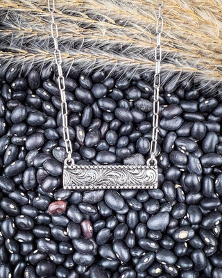 Cattleman Dainty Bar Fashion Necklace – Jewelry from Bronco Western Supply Co.