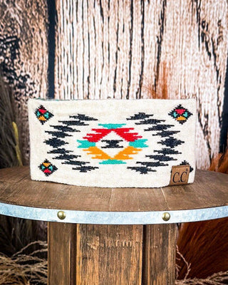 C.C. Aztec Head Wrap - Beige – Accessories from Bronco Western Supply Co.